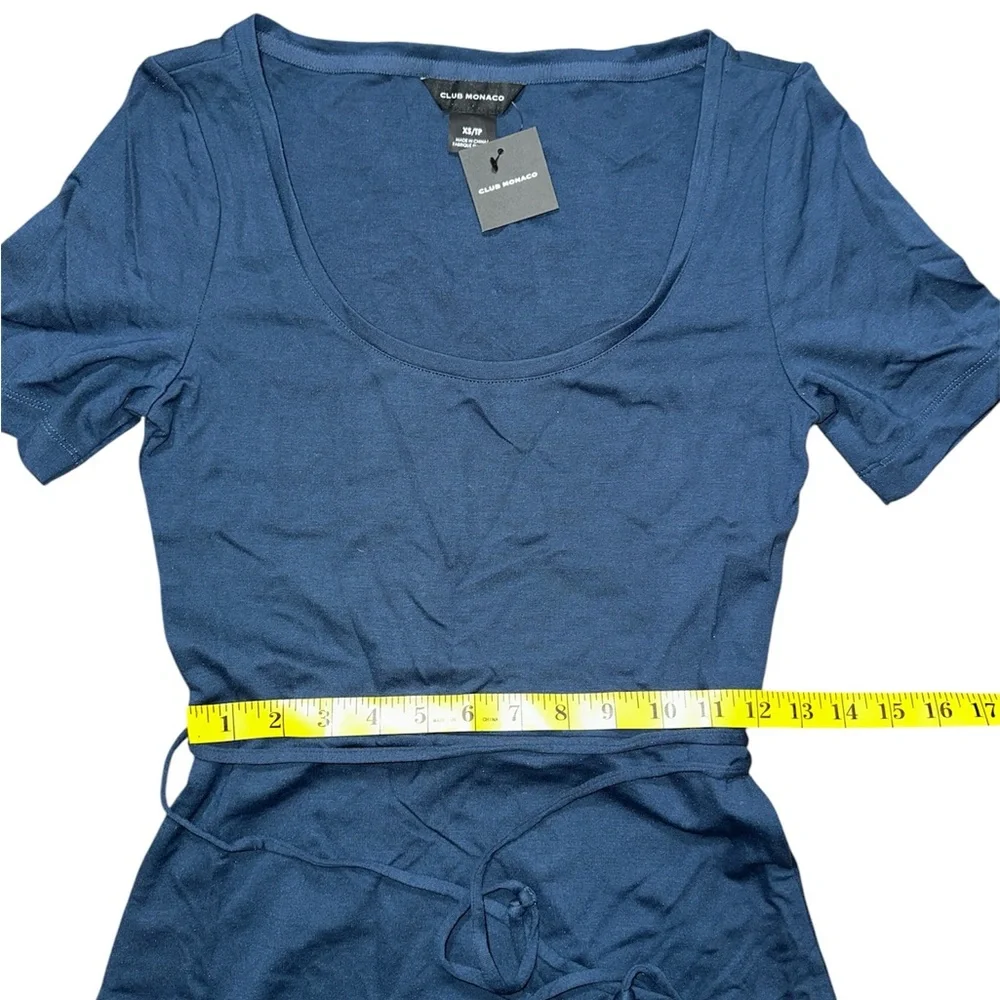 Club Monaco Navy Midi Dress - Picture 5 of 6